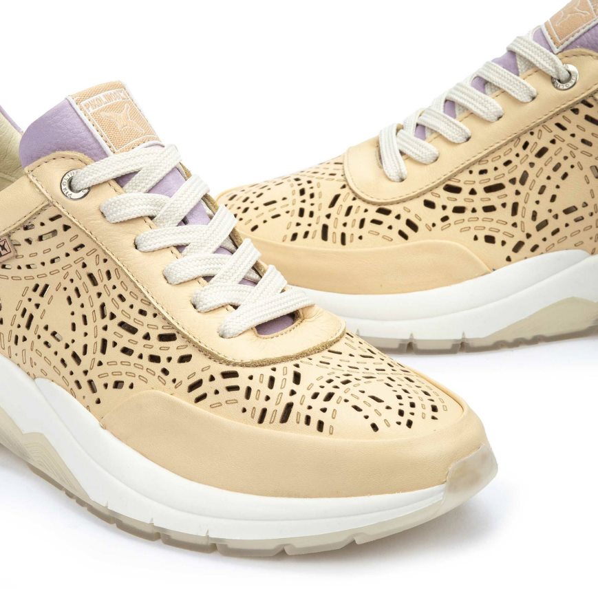 Women's Pikolinos NERJA Sneakers Beige | NZ V9A023Q